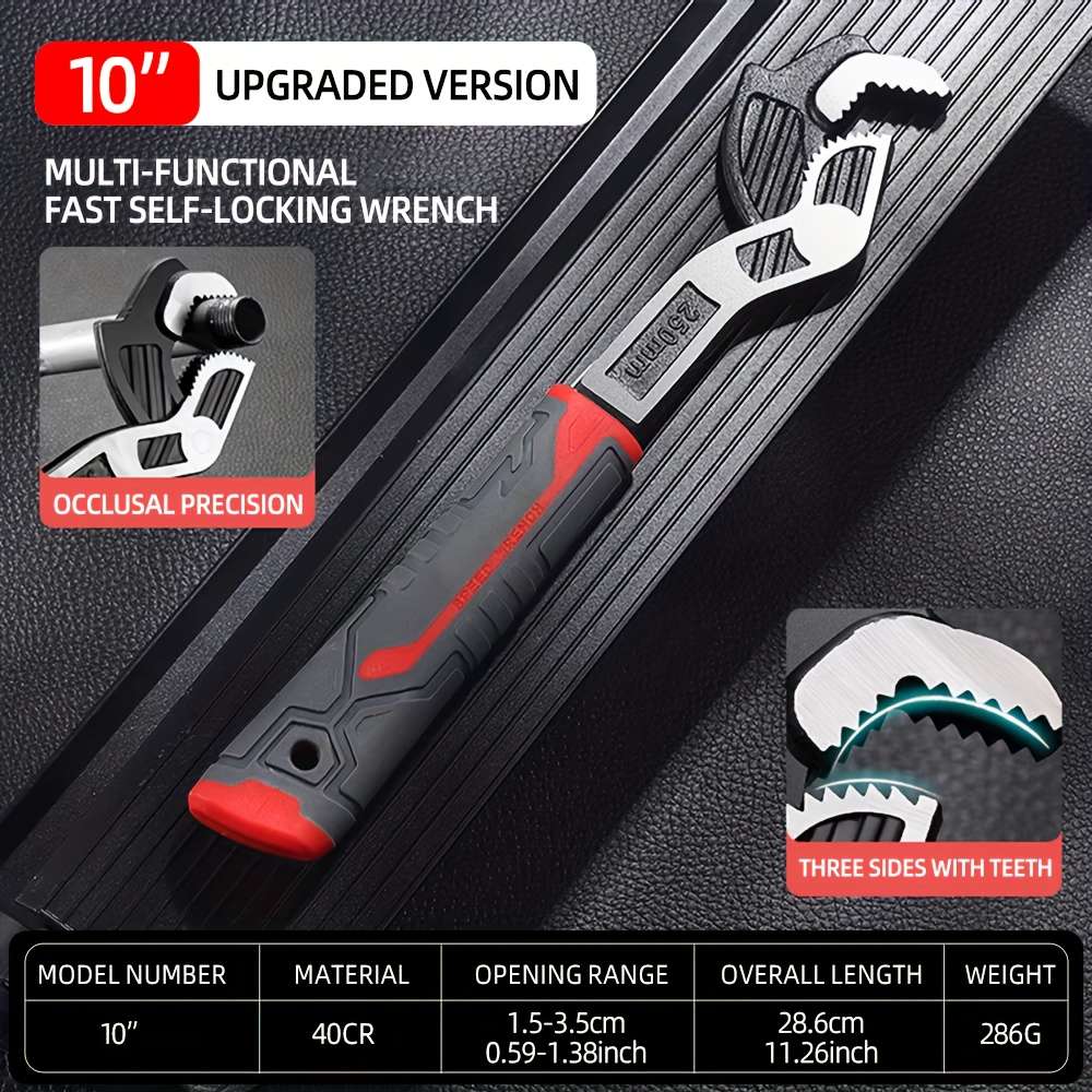 Self-Locking Multi-Function Wrench