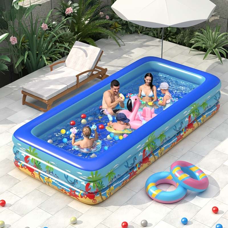 Swimming Pool Model Printed3.0 Meters Threelayer Stylecrab Beach Style