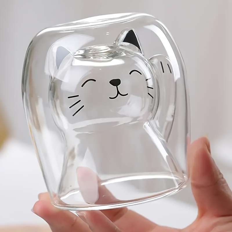 Water Cup Style Kitten Print