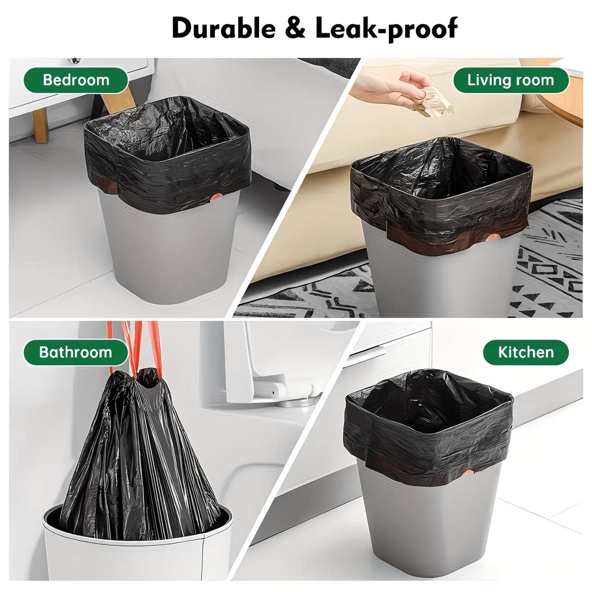 Trash Bag100Pcs Black