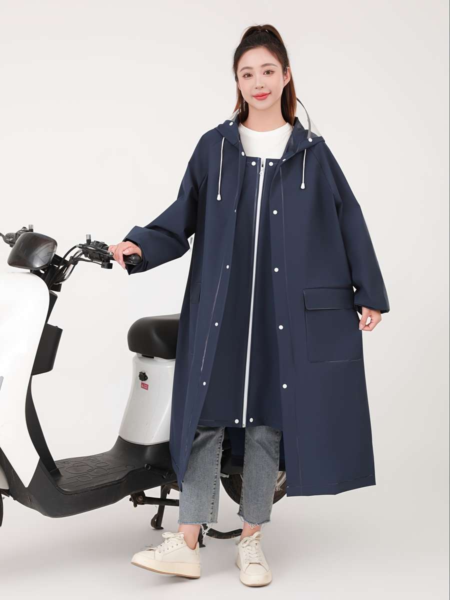 Raincoat White Size Asian L
