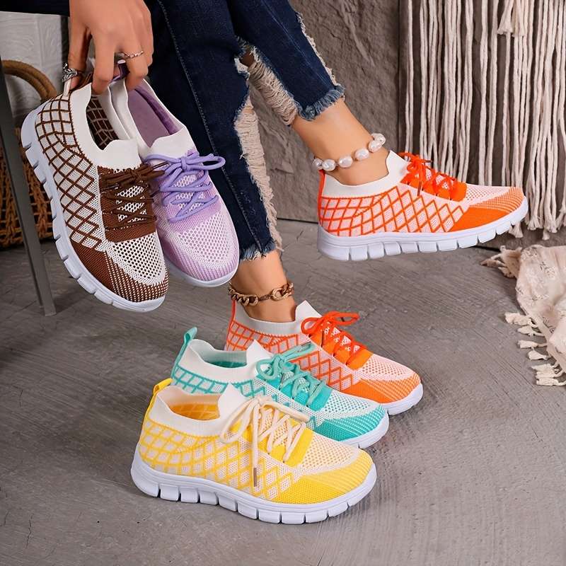 Women S Sneakers Color Yellow Sizeuk 5
