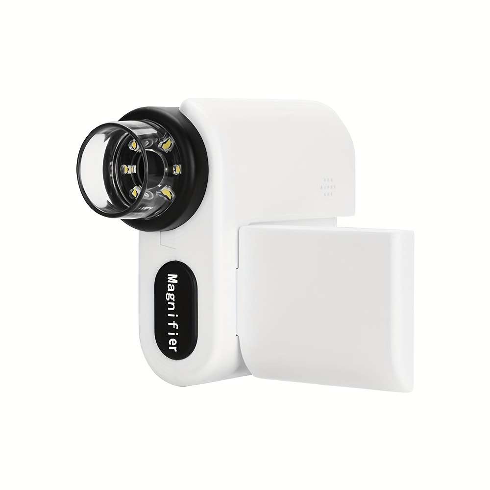 Classic This 1080P Portable Digital Microscope Boasts Six Levels Light White