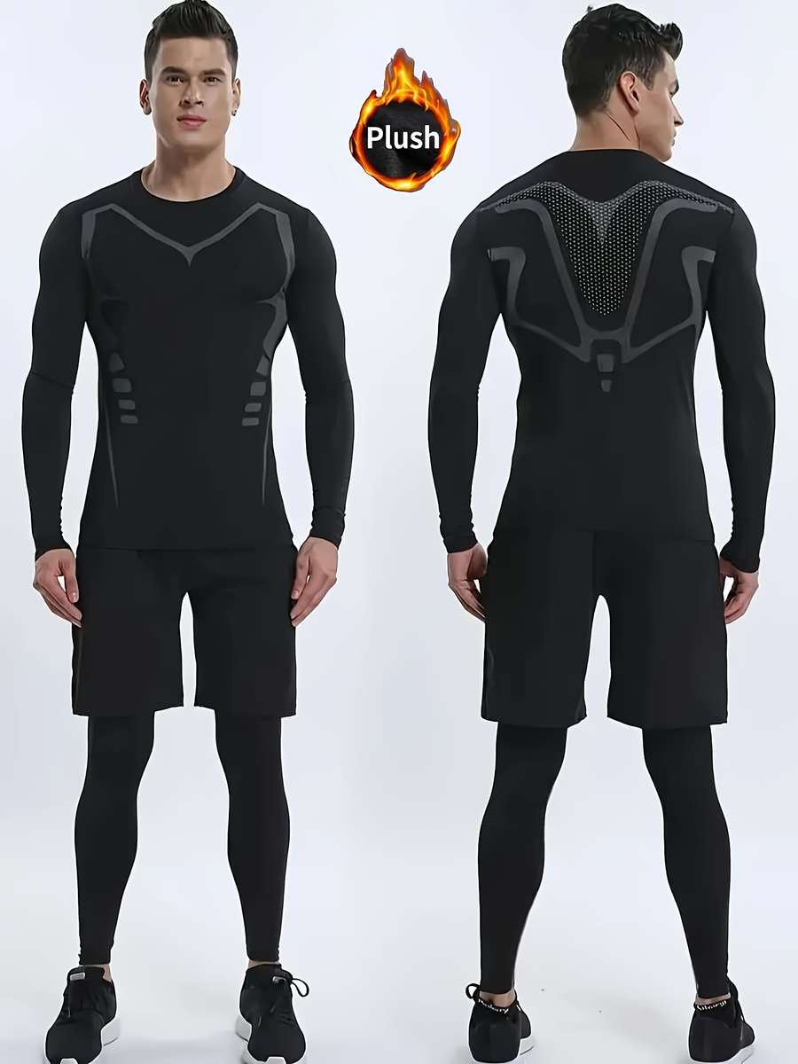 Thermal Underwear Color Black Sizexxl