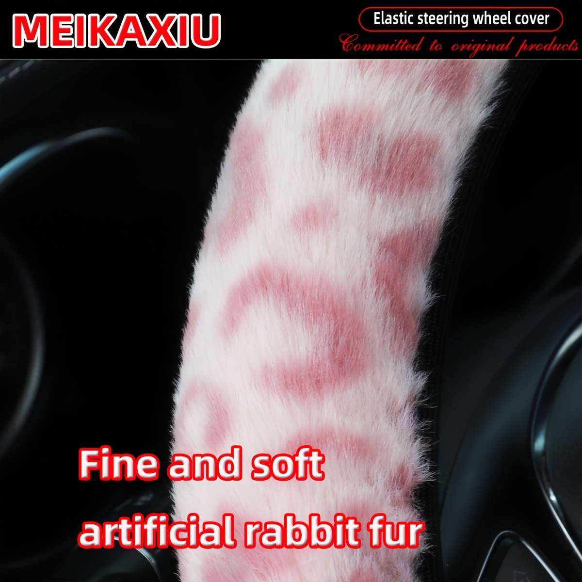 Car Steering Wheel Cover Purple