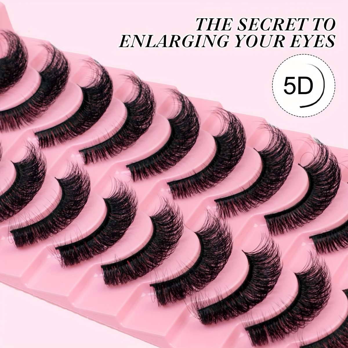 10 Pairs 3d Lash Extensions Quantity Jz22 10pink