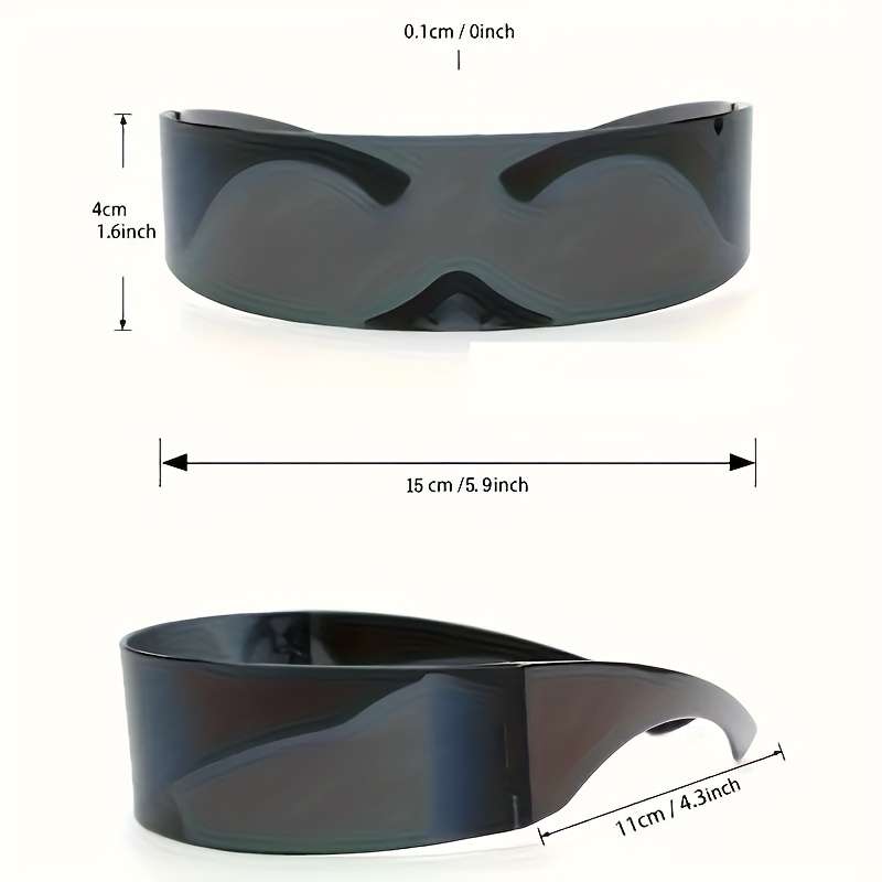Glasses Color Blacklight White Quantity2Pcs