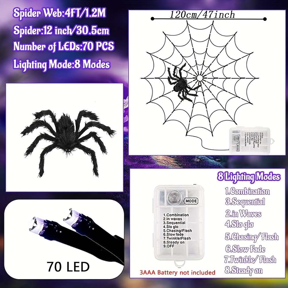 Halloween Decorations Color Purple