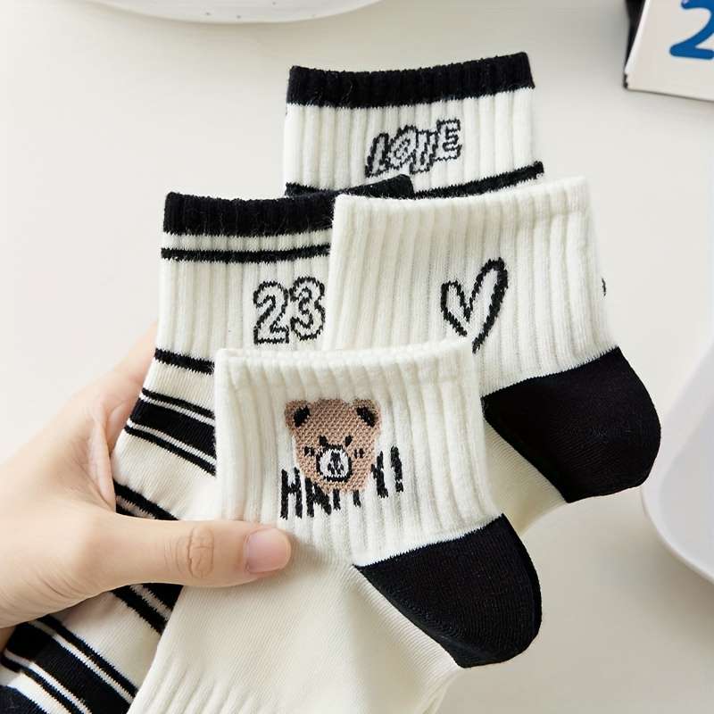 Women S Socks Color 5 Pairs Of Random Mixed Colors Size Onesize