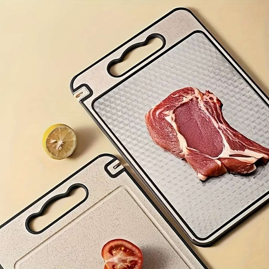 Cutting Board Color Pink White Size32.6Cm 12.8In 20.1Cm 7.9In Plastic