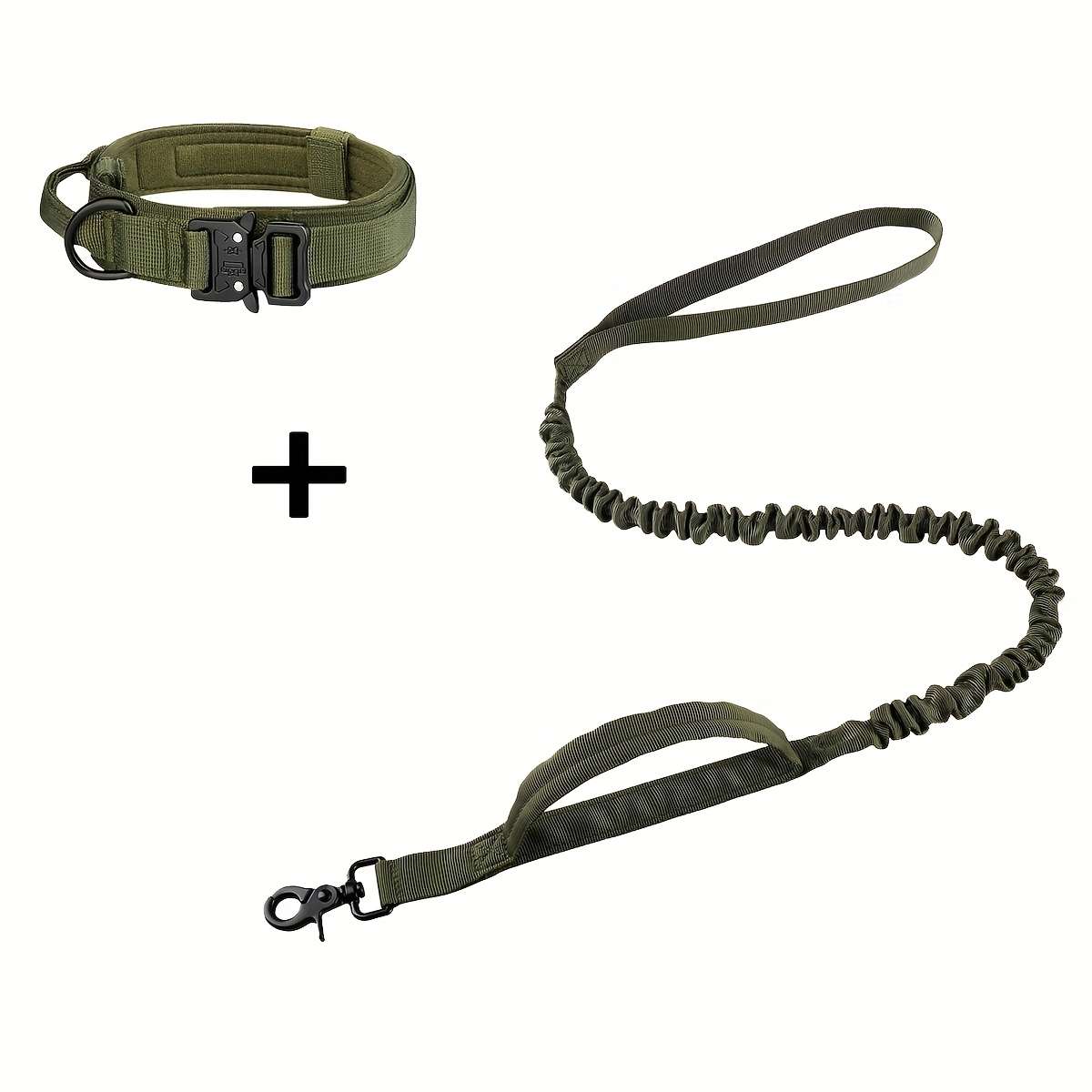 Dog Leash Color 2Pc Black Size M
