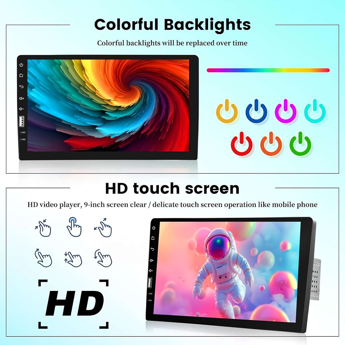 Car Audio  Entertainment System Items With Microphone