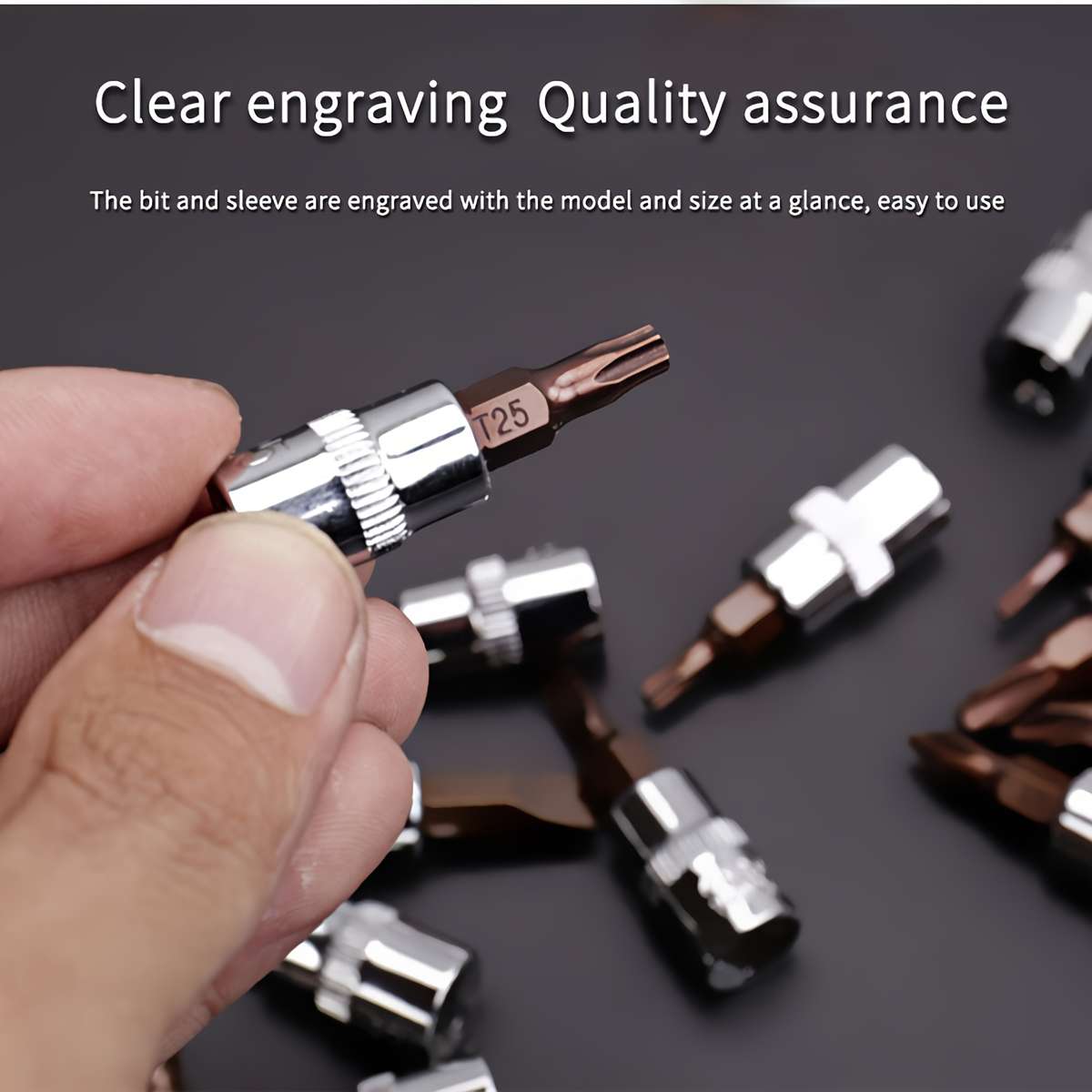 Screwdriver Bit Tool Set Model 5Pc T15 T20 T25 T30 T40