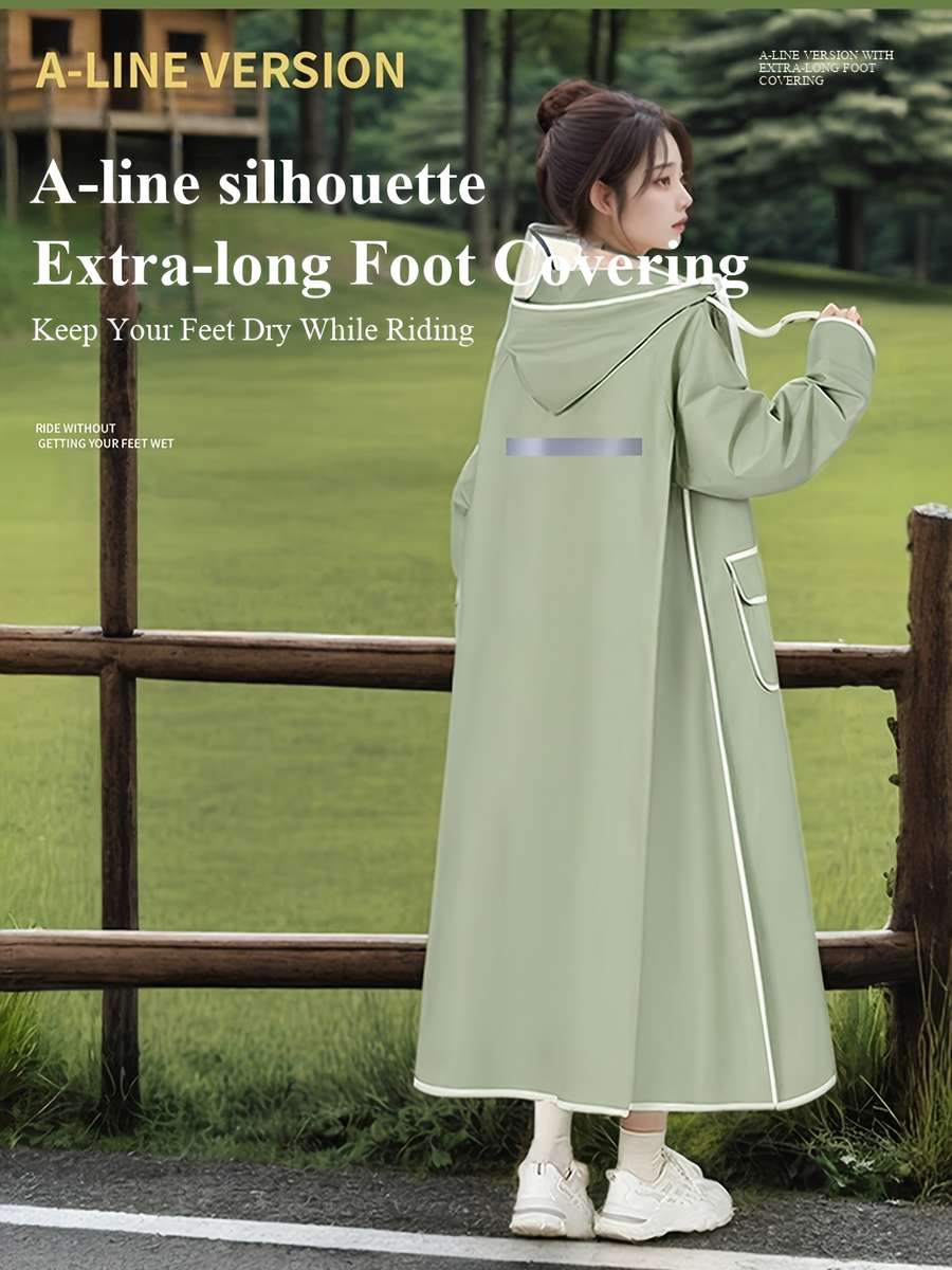 Raincoat Black Size Asian L