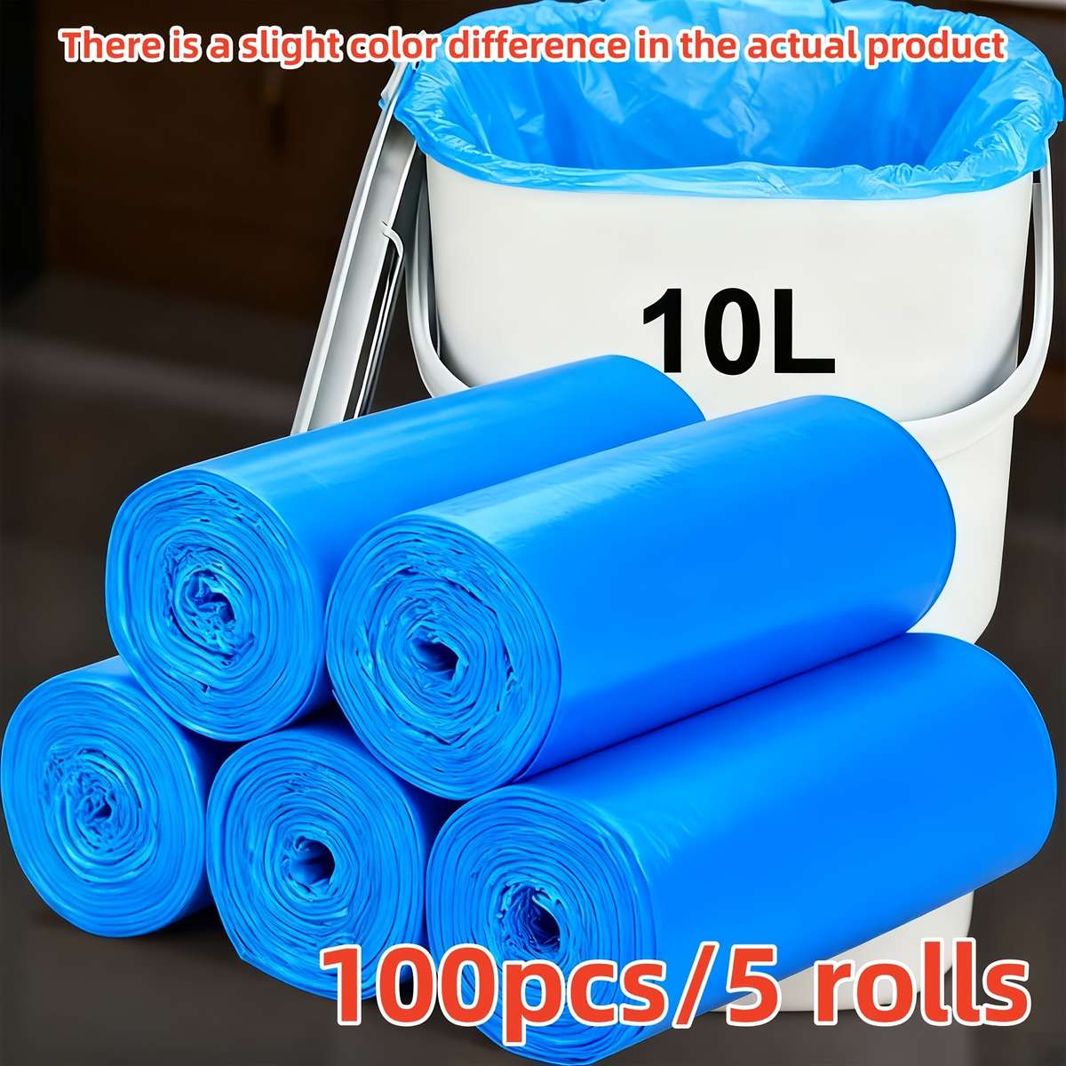 5 Rolls Of 100 Trash Bags