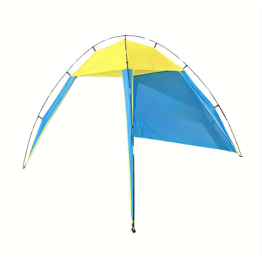 Triangle Beach Sunshade Tent Outdoor Use People Deep Grey 3 4