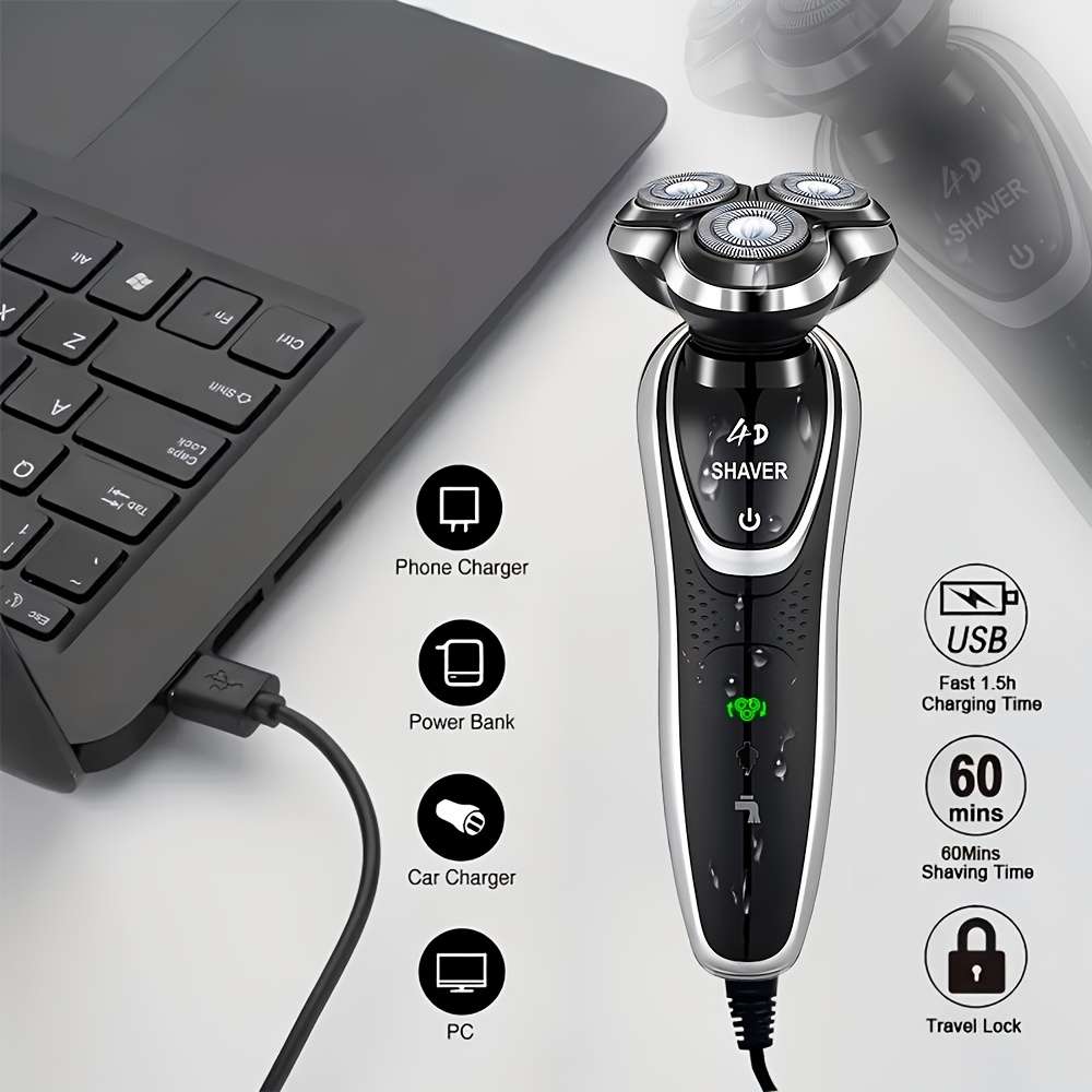 Shaver Color Silvery Black