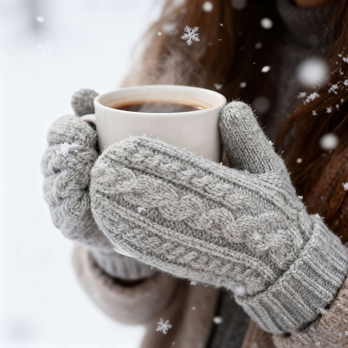 Gloves Color Beige