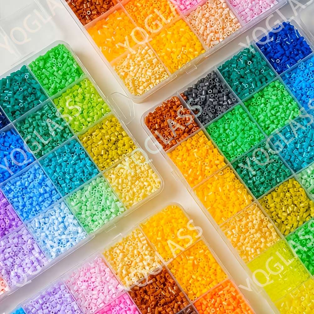 Perler Bead Set 96 Color Bean Paste 48000 Pieces