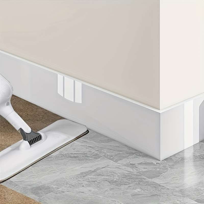 Skirting Board Marble Black Pattern Quantity 2 Rolls