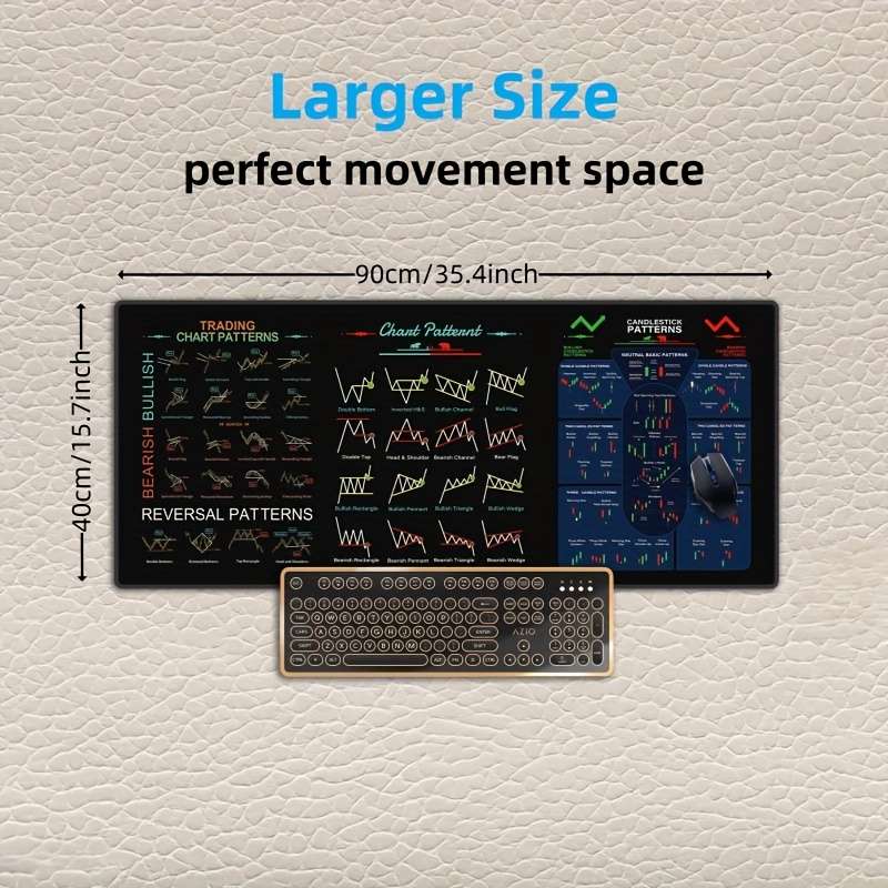 Mouse Pad Size 35.4X15.7Inch