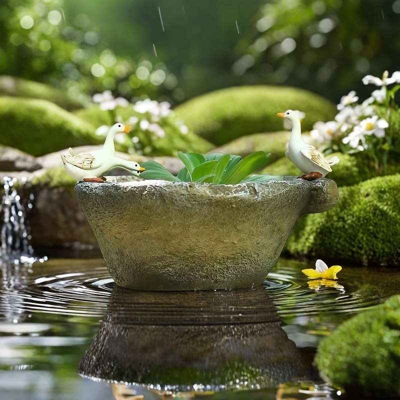 Flowerpot Model S D2512 Duck Drinking Water