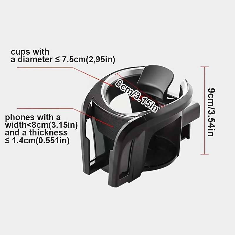 Modern Multifunctional Car Cup Holder Mobile Phone Air Vent Drink Ashtray Items