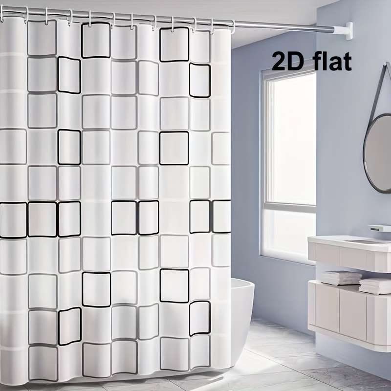 Waterproof Shower Curtain Size 150*180Cm