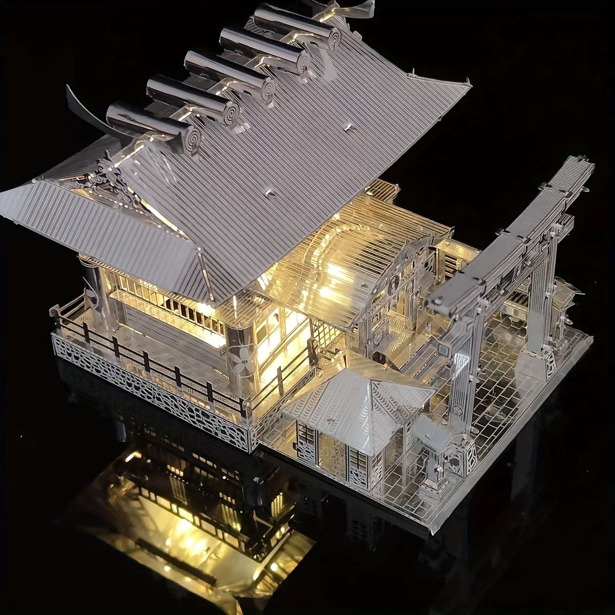 3D Building Model Puzzle Set Style Ly Castle