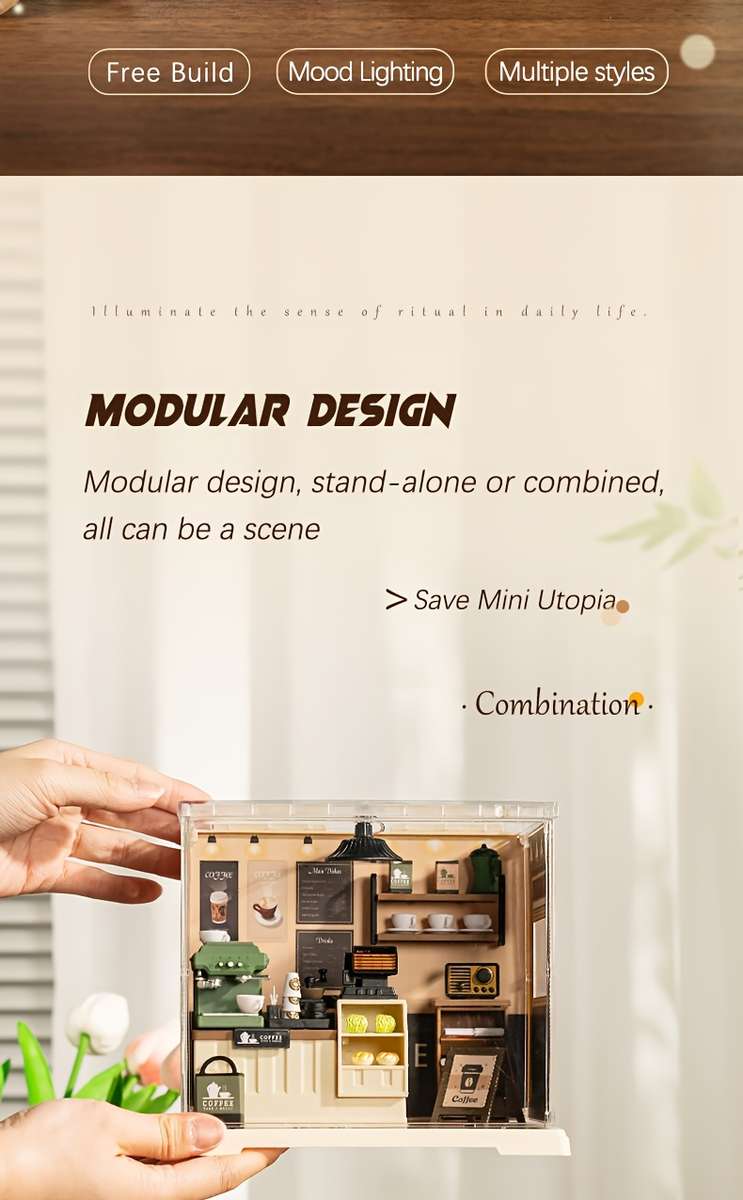 Building Toy Architectural Model Toy Set Style Convenience Store