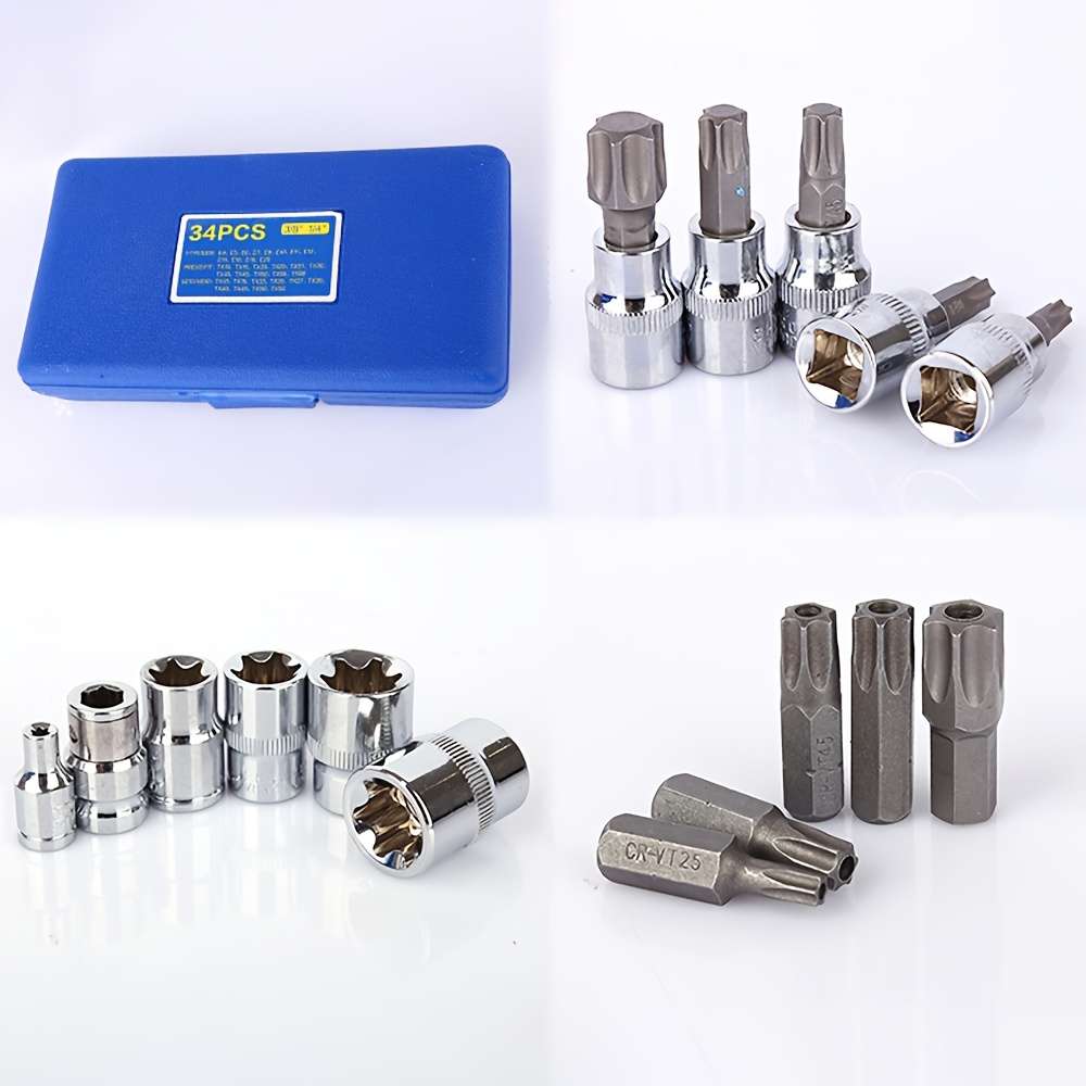 Repair Tools Color Blue Quantity34Pcsset