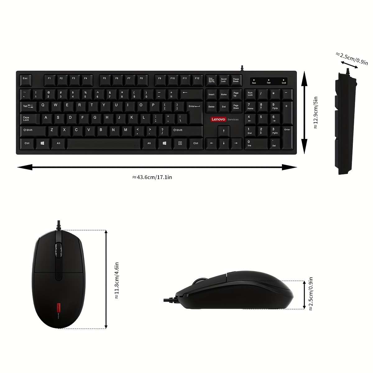 Keyboard Color Black Model Wired Set