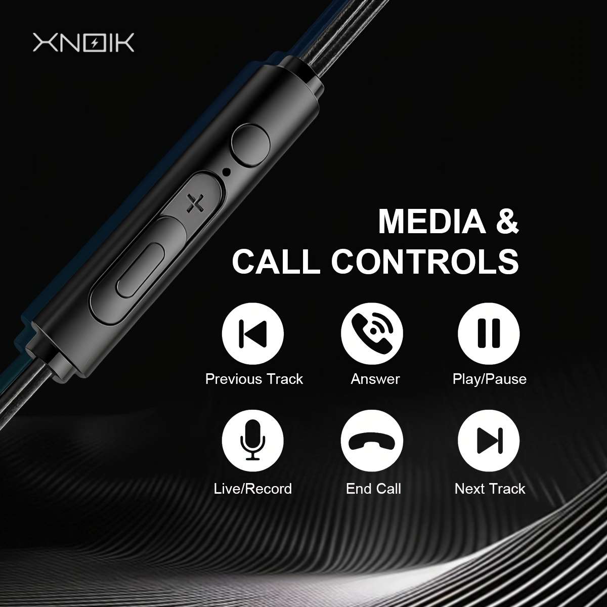Wired Headphones Grey Items Style A 3.5Mm Earphone