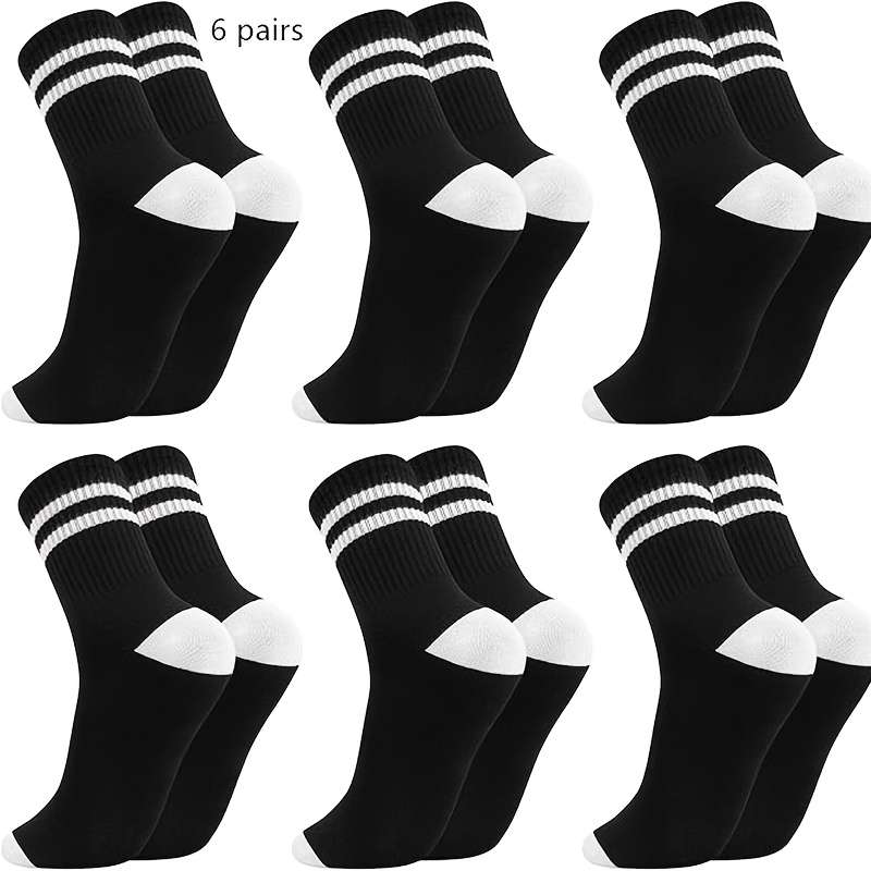 Women S Socks Color 6 Pairs Black