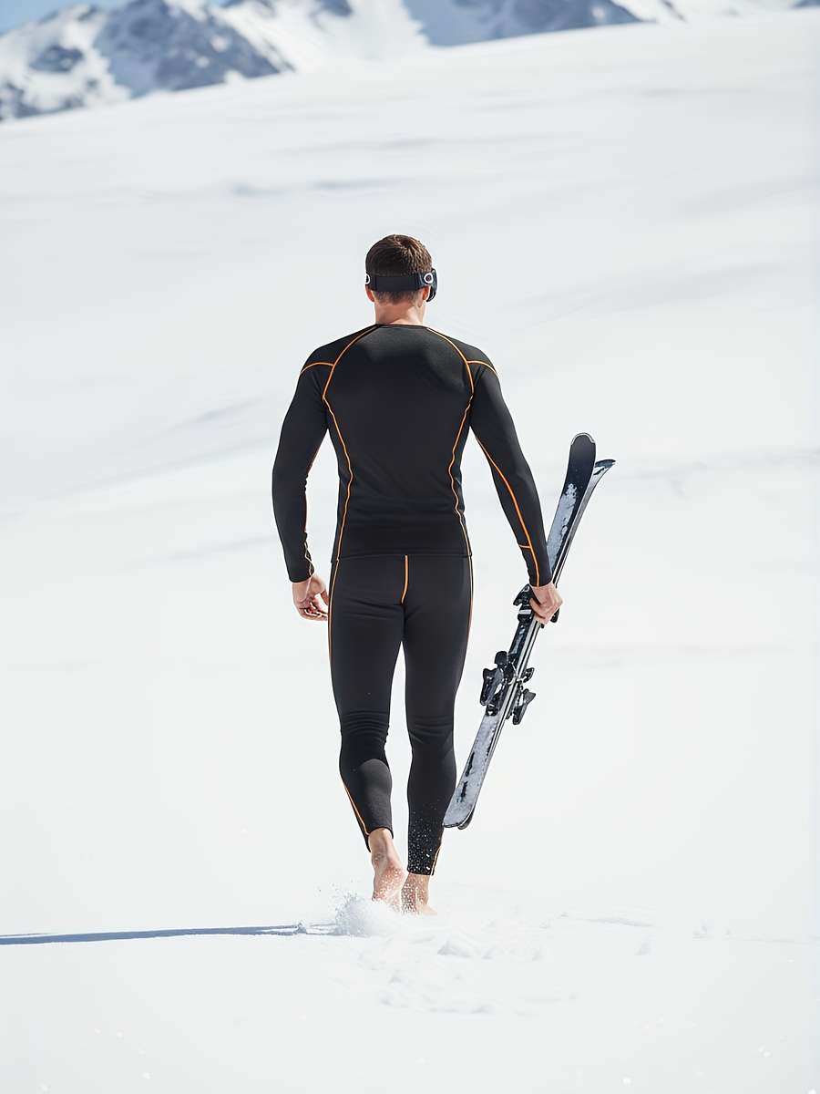Thermal Underwear Color Black Sizexxl