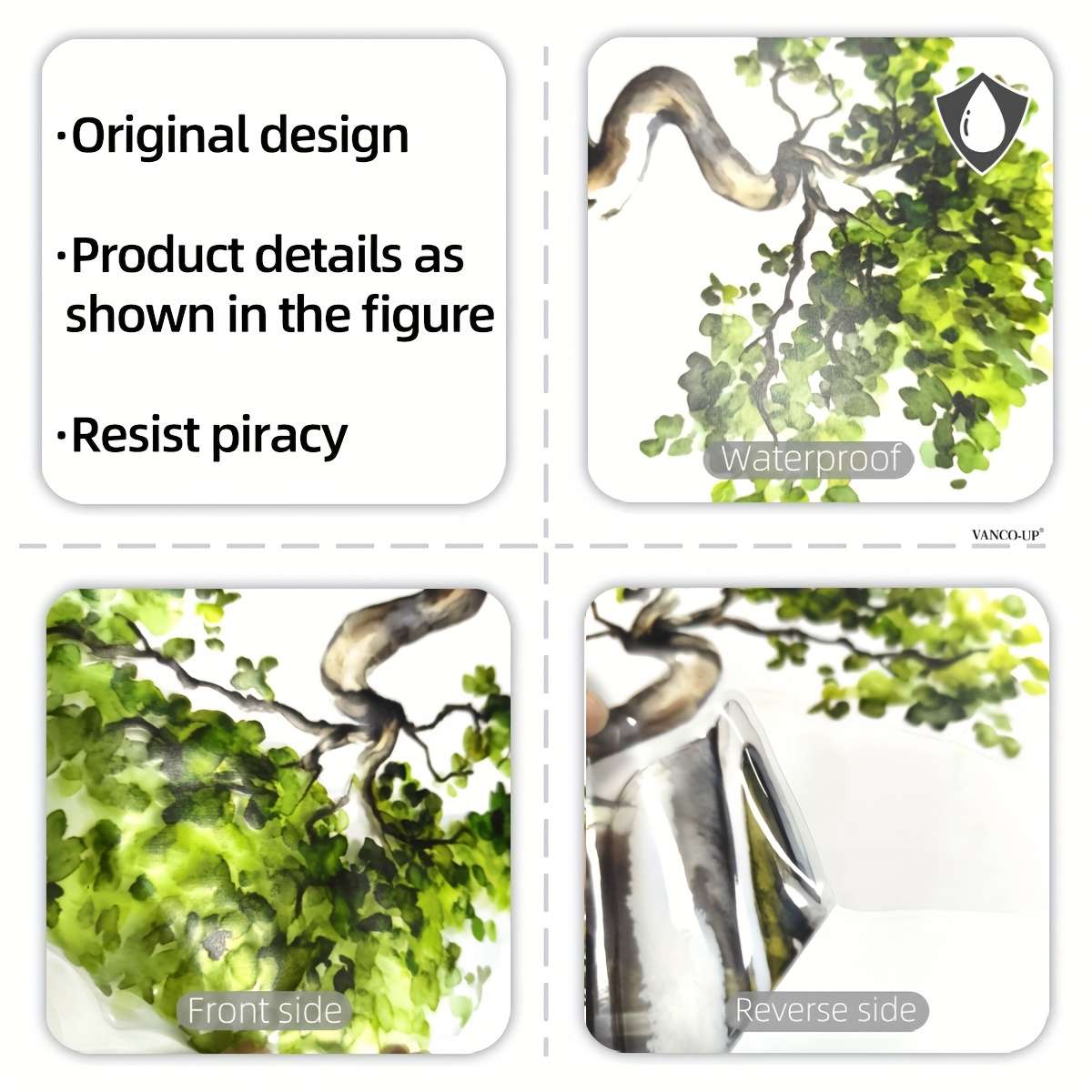 Window Stickers Size 30*30Cm*2Pcs