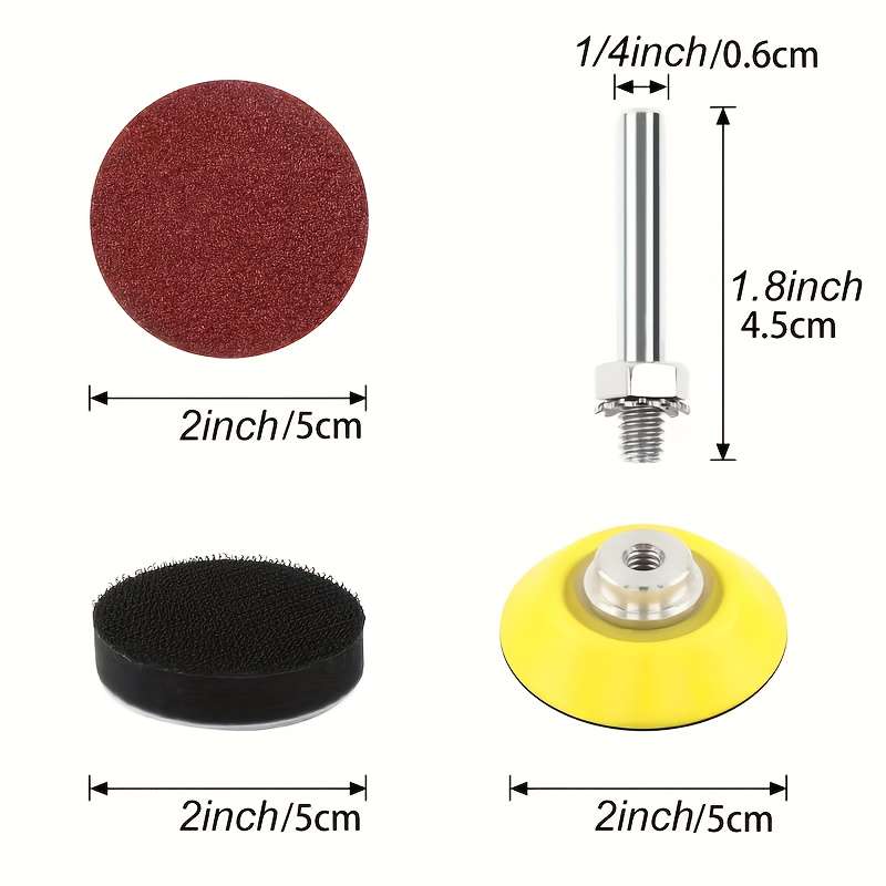 103-Piece 2-Inch Sandpaper Set