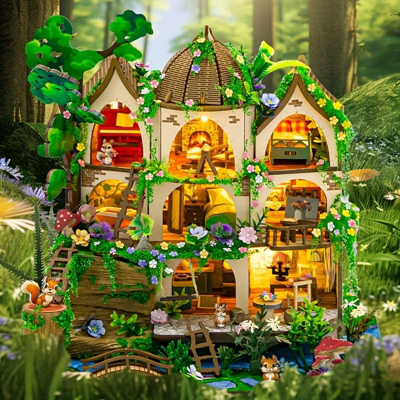 Building Toy Architectural Model Toy Set Items Forest Castle  Add   Tools  Add   Lights