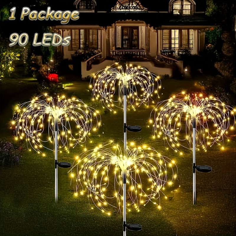 1pc90 Led Modern Pack Pack Aipusi Outdoor String Transform Your Outdoor Garden 8 M