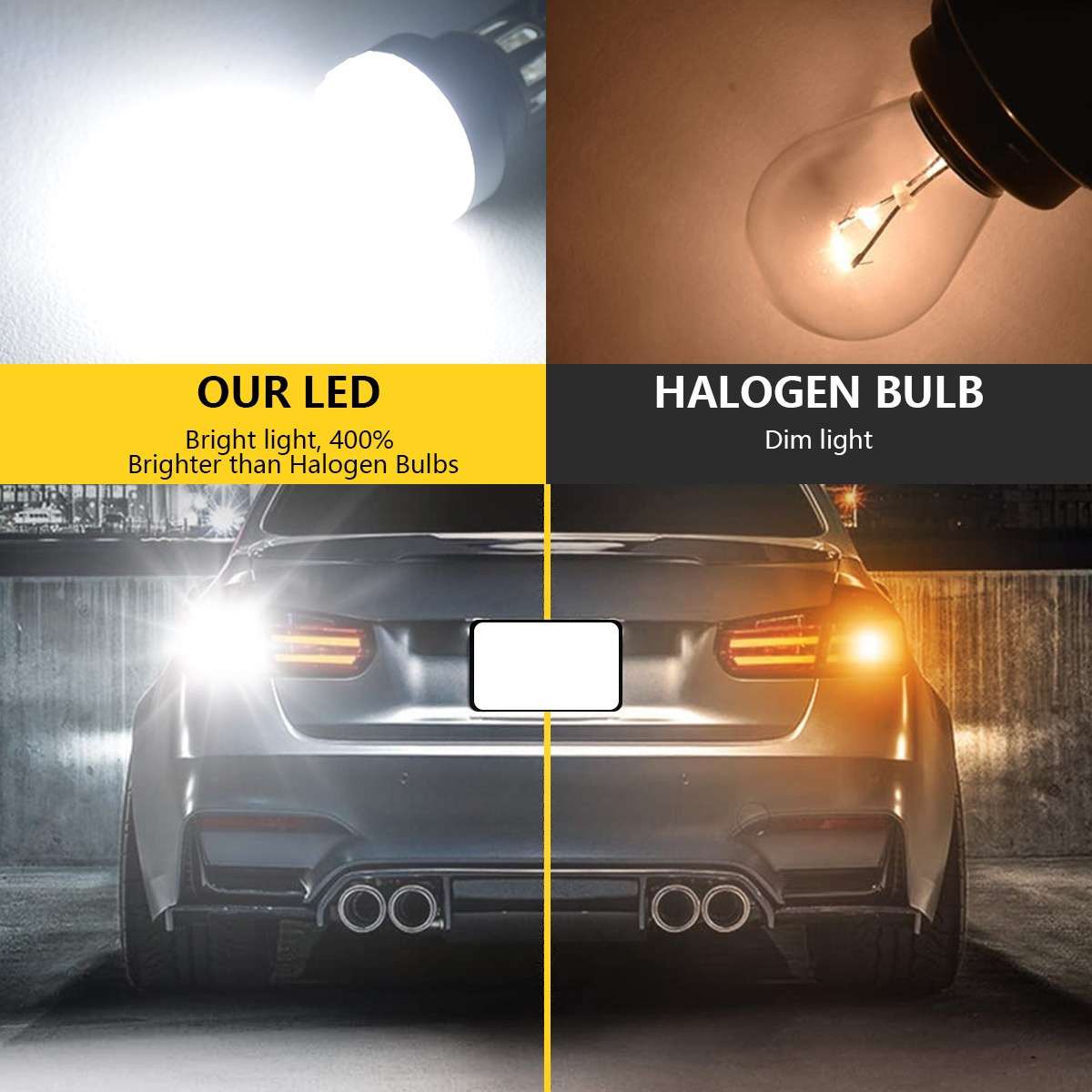 Car Lights Color White