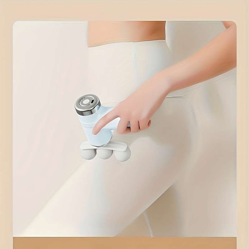Massager Color 5 In 1 Pearl White Gift Box