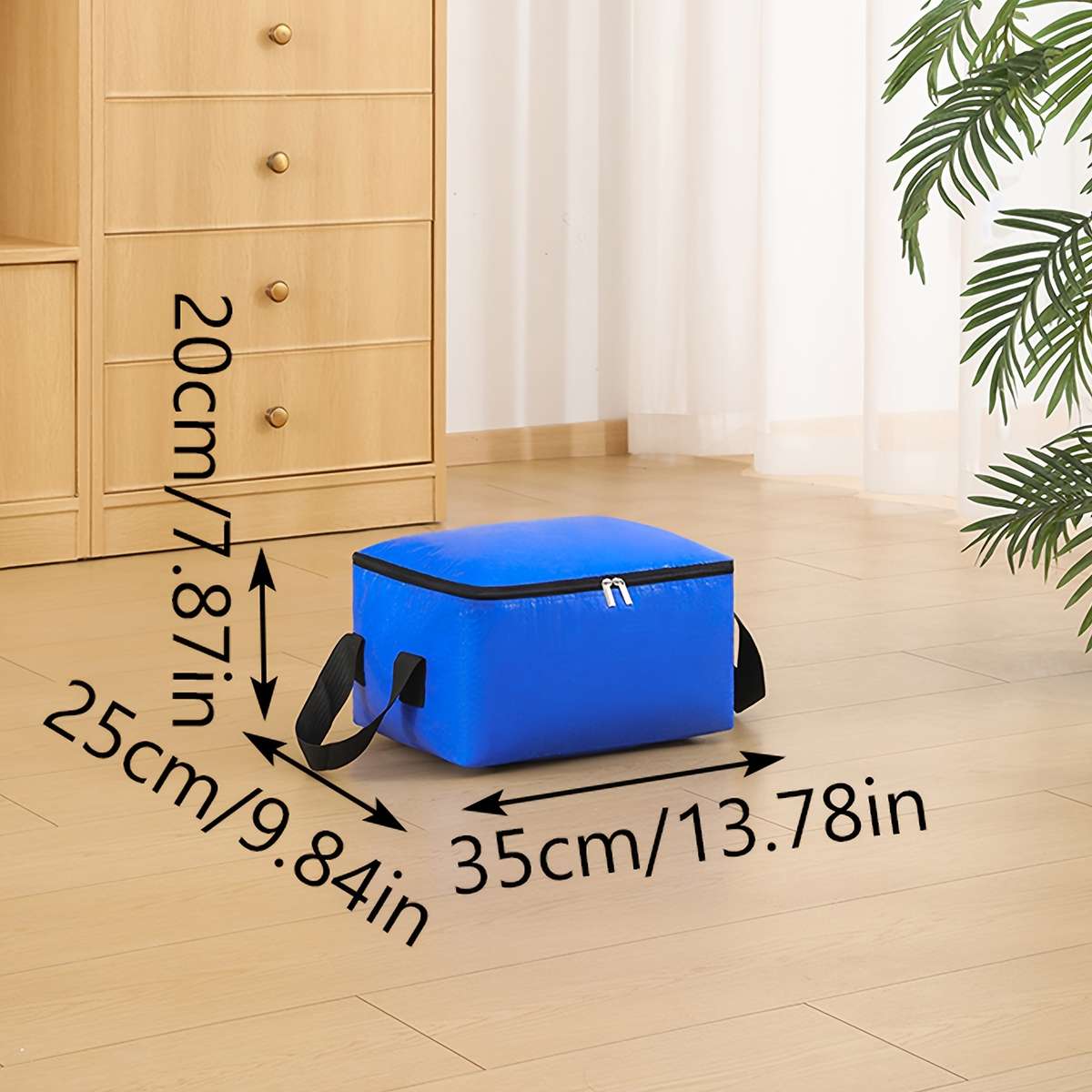 College Style Fabric Storage Bag Size L