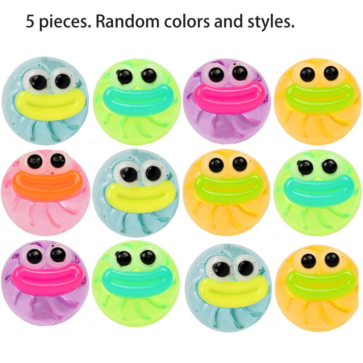 Squeezable Toys Style Random Styles Colors 5Pcs