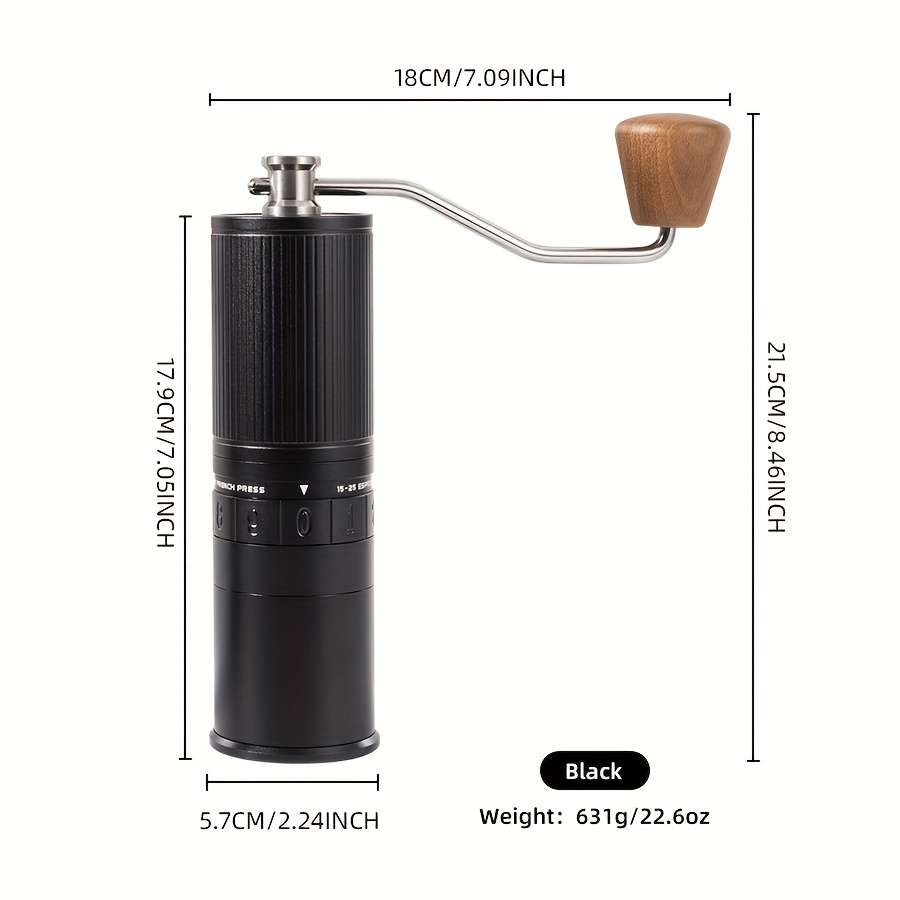 Grinder Color Black Modelstraight Large Bean Grinder With Ghost Tooth Sharpener 7 Stars