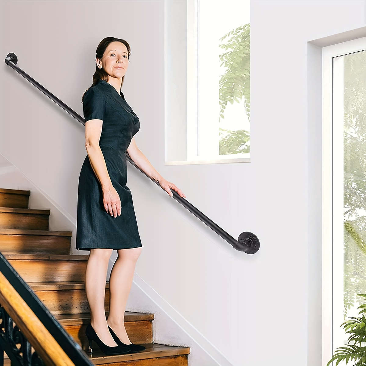 Handrail Color Black Size120Cm47.2In