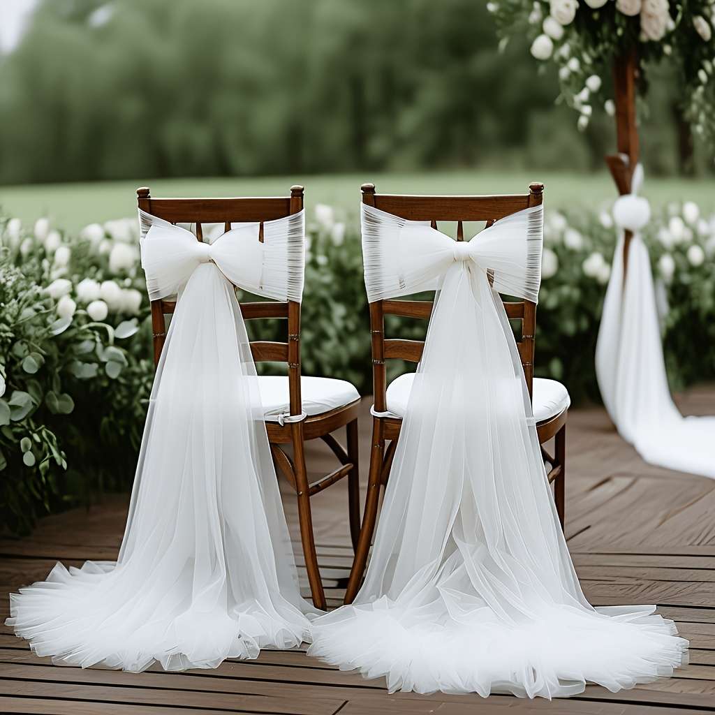 Wedding Supplies Color White Size 75Cm*400Cm 29.5In*157.5In