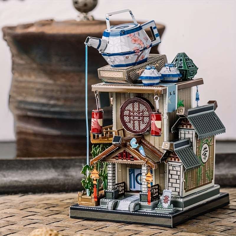 Building Toy Architectural Model Toy Set Items Convenience Store