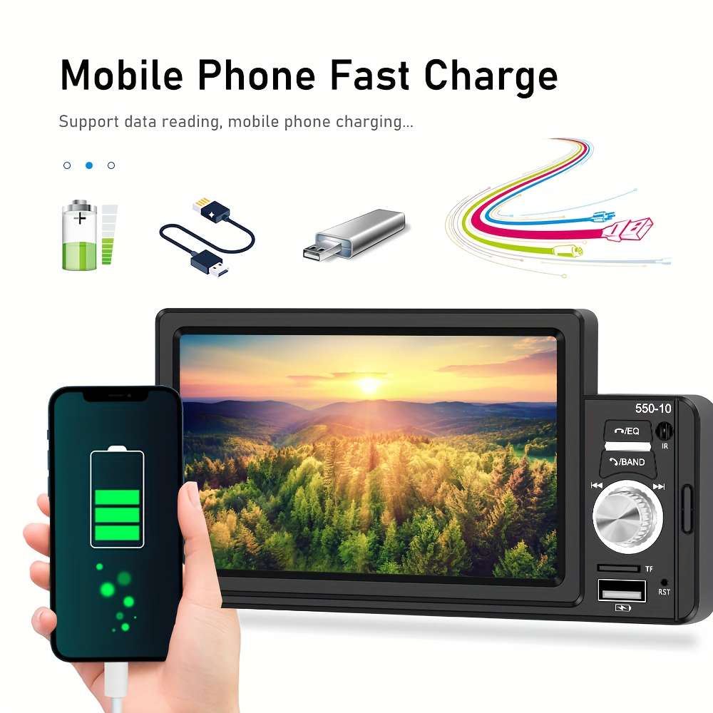 Car Audio  Entertainment System Model 1Din Mp5 Player
