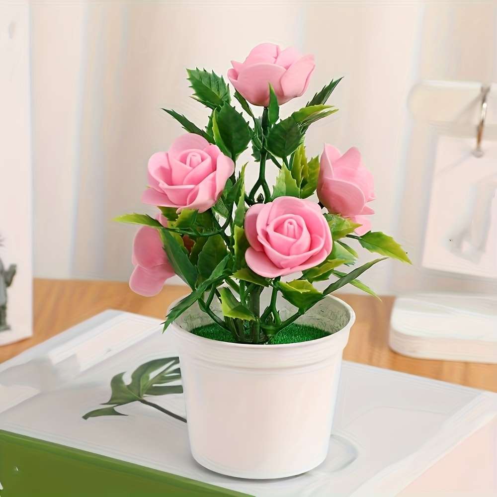 Simulated Flower Color Mixedcolor Quantity6Pcs