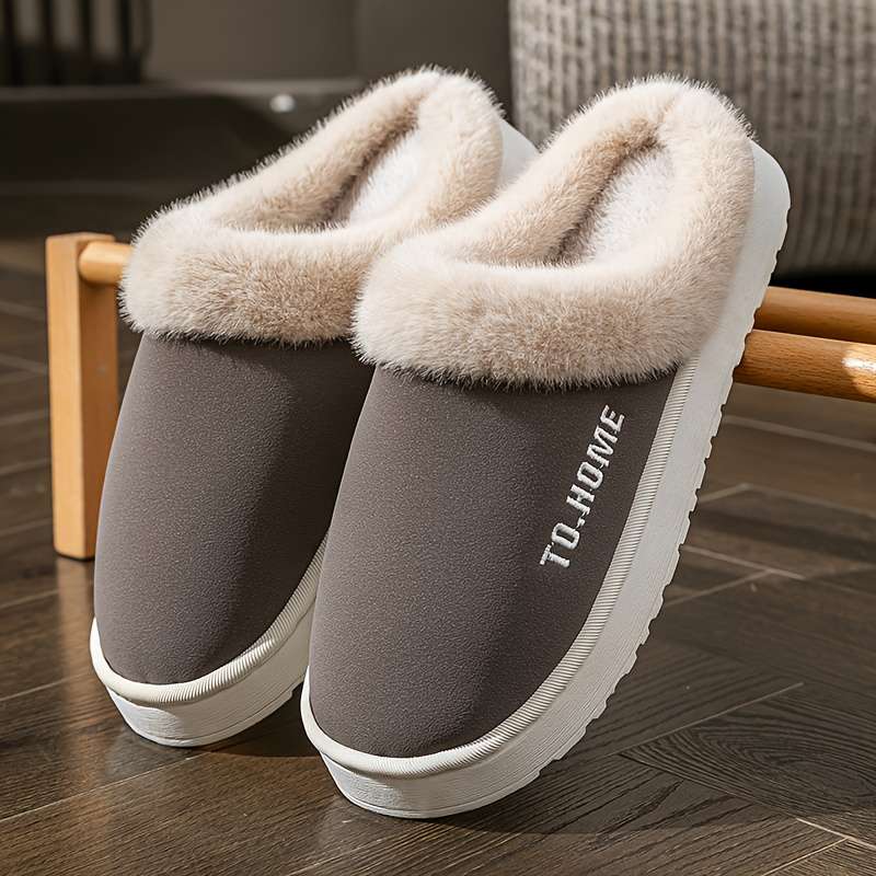Cotton Slippers Color Grey Sizeuk 5.5-6
